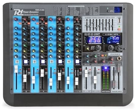 Power Dynamics PDM-S1204 Scen mixer12kanaler DSP/MP3
