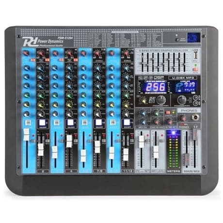 Power Dynamics PDM-S1204 Scen mixer12kanaler DSP/MP3