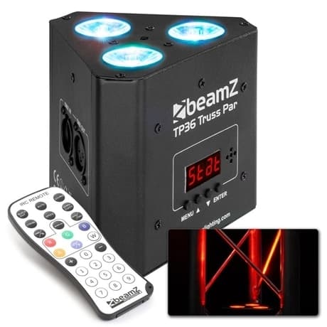 BeamZ TP36 Tross, dekor, Par 3 x 4W 4in1 RGB-UV D