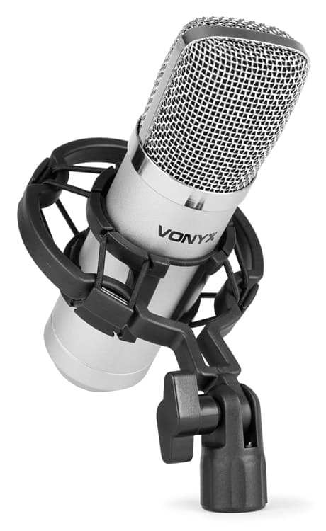 Vonyx CM400 Studio kondensator mikrofon, Silver