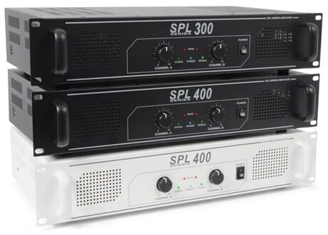 SPL300 Slutsteg 2x150W Peak Effekt svart