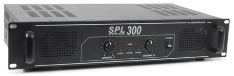 SPL300 Slutsteg 2x150W Peak Effekt svart