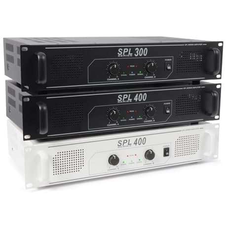 SPL300 Slutsteg 2x150W Peak Effekt svart