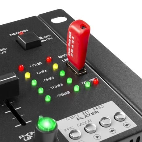 Vonyx STM3025B, 4ch. Mixer/USB MP3 BT