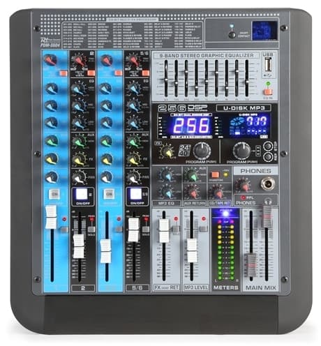 Power Dynamics PDM-S604 Scen Mixer 6kanaler DSP/MP3