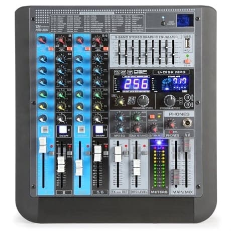 Power Dynamics PDM-S604 Scen Mixer 6kanaler DSP/MP3