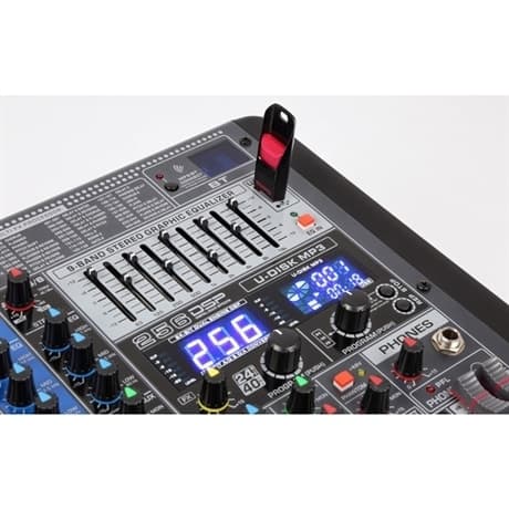 Power Dynamics PDM-S604 Scen Mixer 6kanaler DSP/MP3