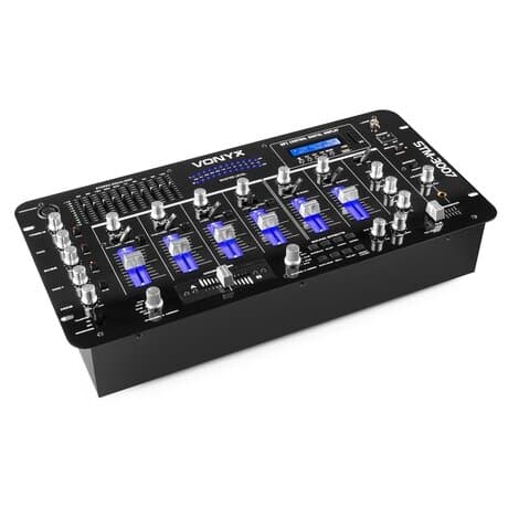 SkyTec STM-3007 6kanals mixer LED, MP3, BT ,