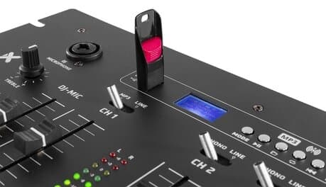Vonyx STM2500 Mixer 5 kanaler, USB, BT, MP3
