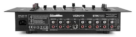 Vonyx STM2500 Mixer 5 kanaler, USB, BT, MP3