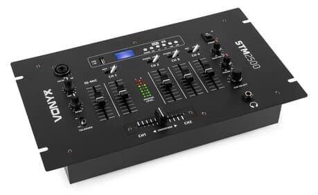 Vonyx STM2500 Mixer 5 kanaler, USB, BT, MP3