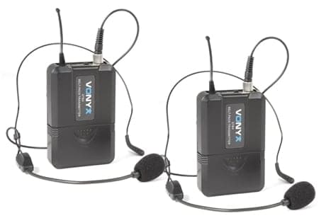 Vonyx WM73H Trådlöst UHF 2ch headset display