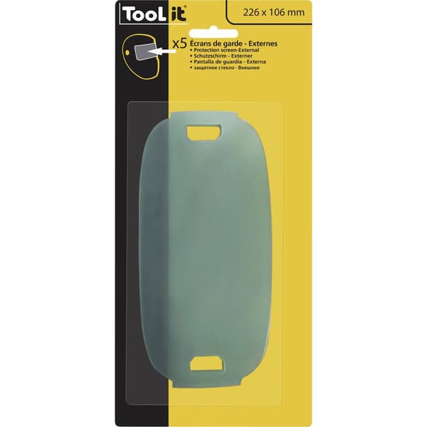 Toolit PROMAX 9-13 045781 Ersättningsskivor för svetsskyddshjälm