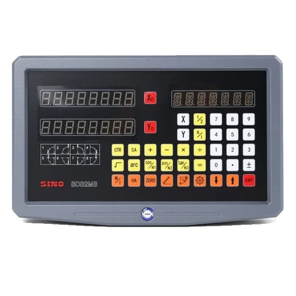 Digital Readout Kit, 2 stk. Lineære Skalaer, Hurtig Levering, SDS2MS DRO SÆT One Piece Display