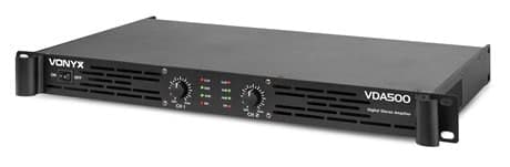 Vonyx VDA500 Klass D Digital 2 x250w