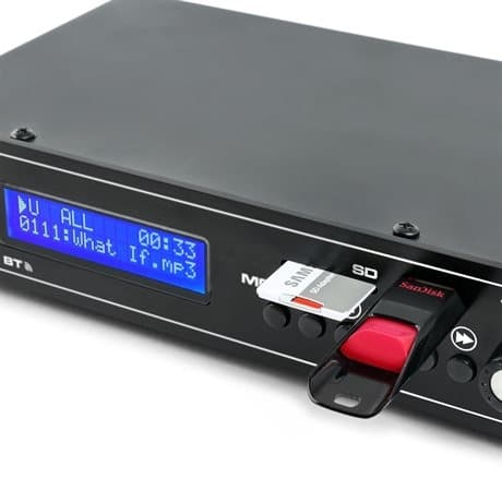 Vonyx VX2USB MK2 dubbel mediaspelare med 2x Bluetooth och 2x USB/SD mp3-spelare