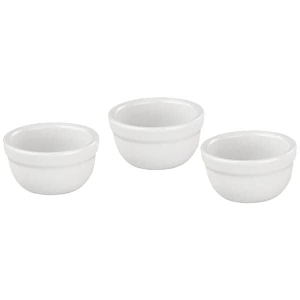 Tala Ceramic Bowls (Set of 3) White One Size