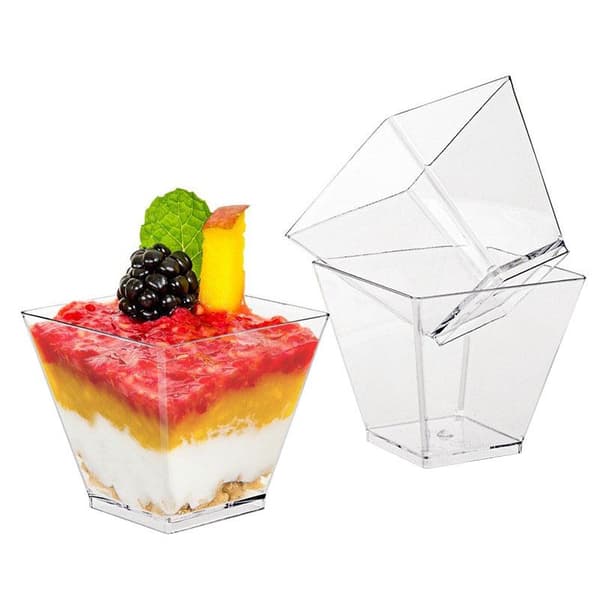 25x Dessertskålar i Plast