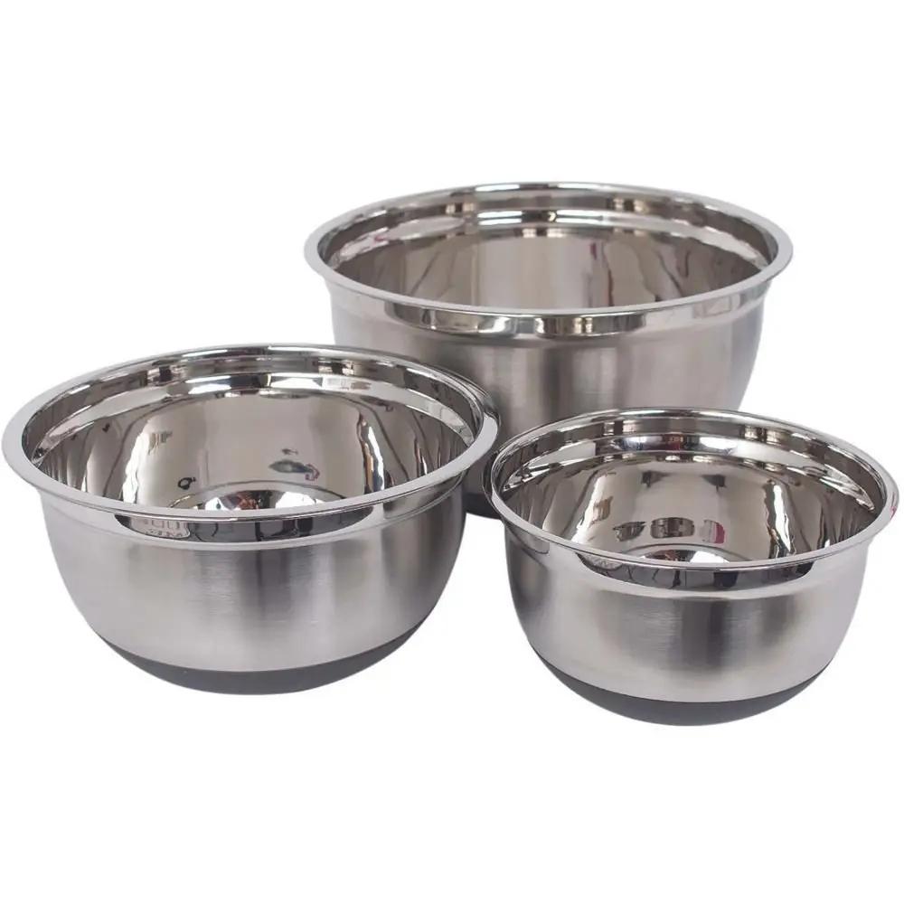 Skålar i Rostfritt Stål, 3-pack