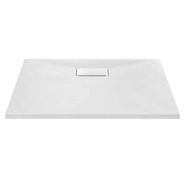 vidaXL brusekar SMC 90 x 80 cm hvid