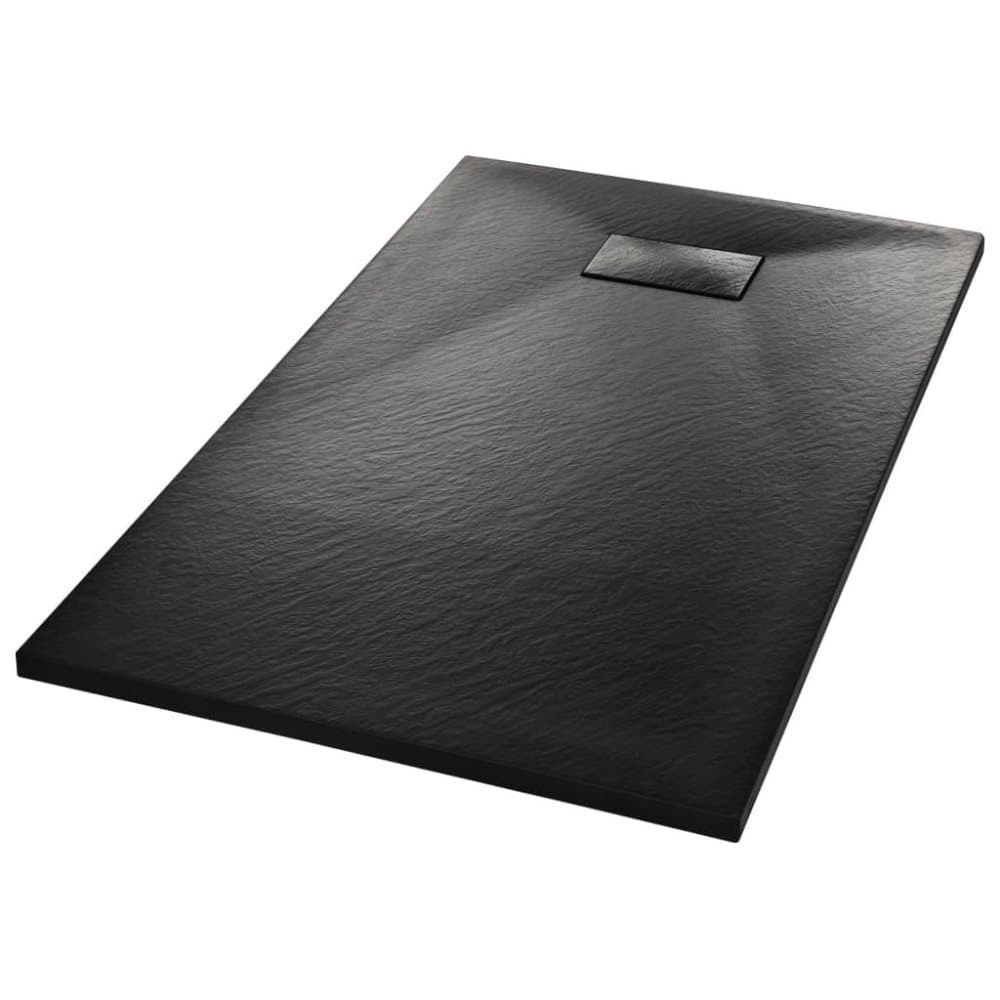 vidaXL brusekar SMC 120 x 70 cm sort