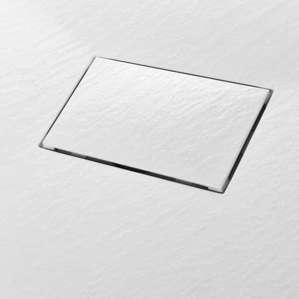 vidaXL brusekar SMC 80 x 80 cm hvid