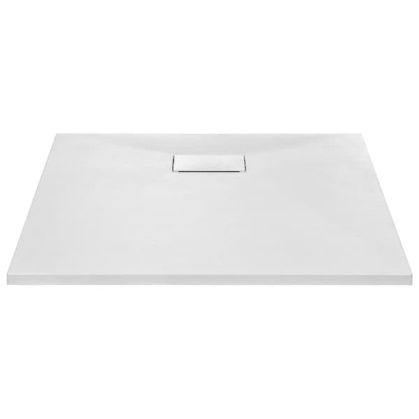 vidaXL brusekar SMC 80 x 80 cm hvid