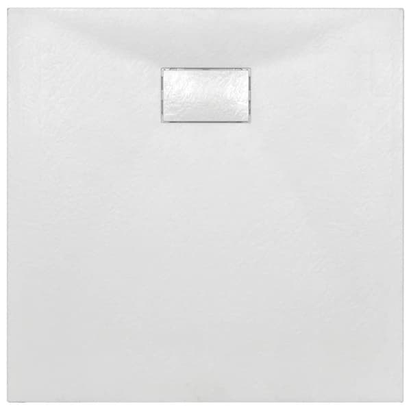 vidaXL brusekar SMC 80 x 80 cm hvid