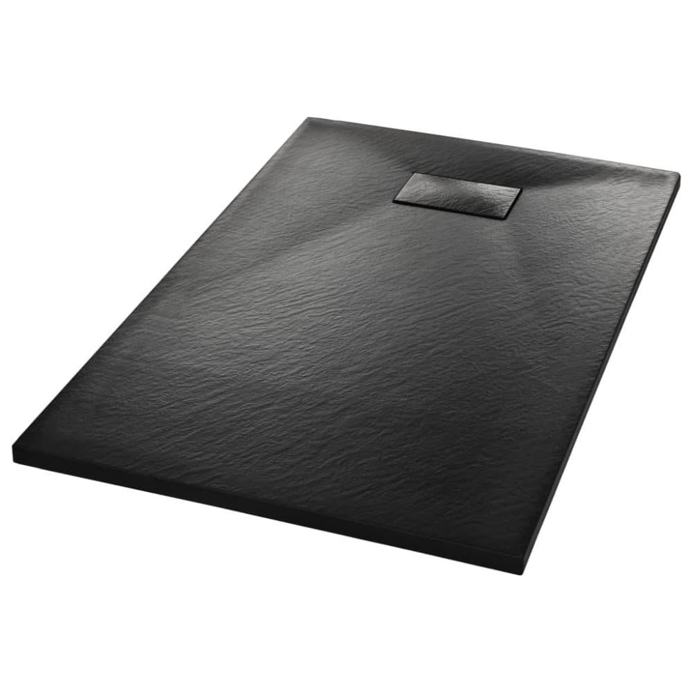 vidaXL brusekar SMC 100 x 80 cm sort