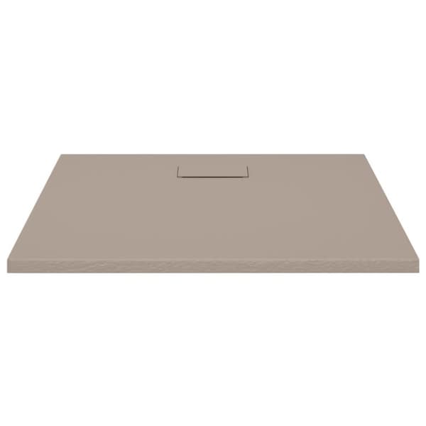 vidaXL Duschkar SMC brun 90x80 cm