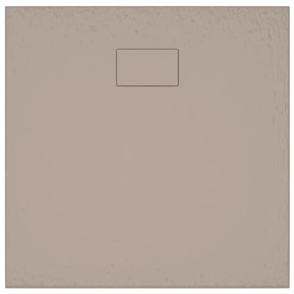 vidaXL Duschkar SMC brun 90x80 cm
