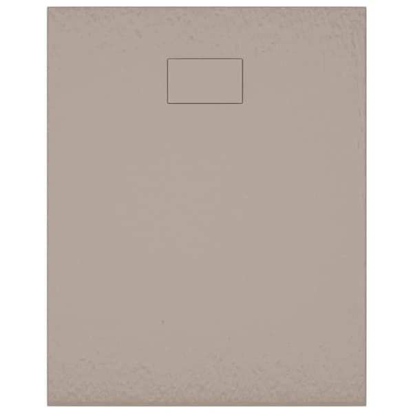 vidaXL Dusjbrett SMC brun 100x80 cm