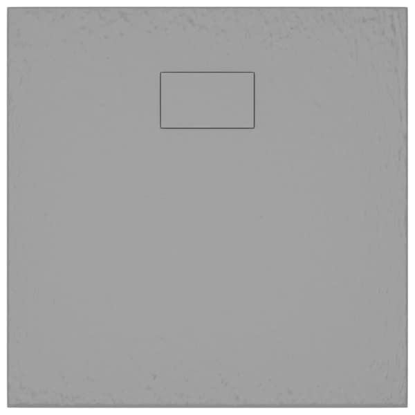 vidaXL brusekar 80x80 cm SMC grå