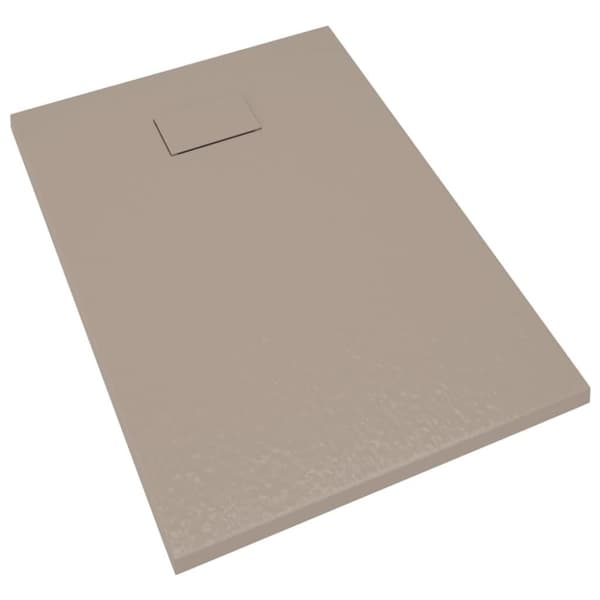 vidaXL Duschkar SMC brun 100x70 cm