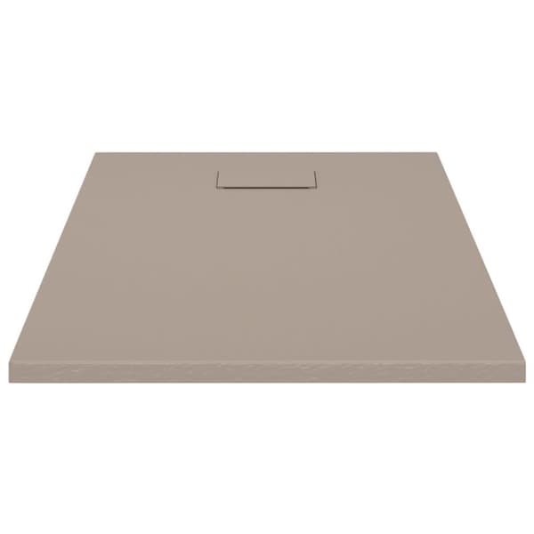 vidaXL Duschkar SMC brun 100x70 cm