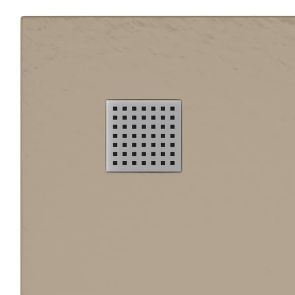 vidaXL brusekar SMC 90x90 cm brun