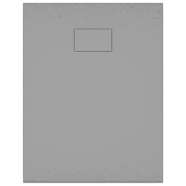 vidaXL brusekar 90x70 cm SMC grå