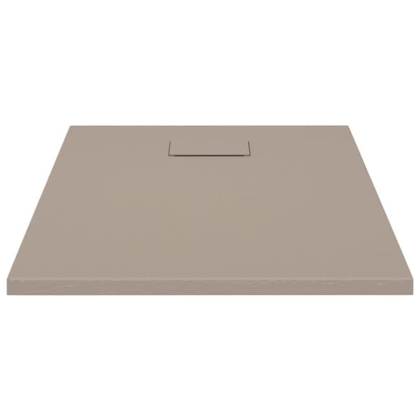 vidaXL brusekar 90x70 cm SMC brun