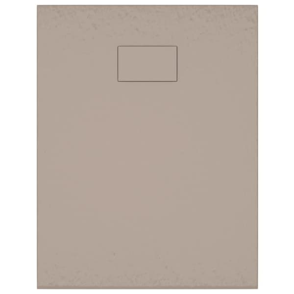 vidaXL brusekar 90x70 cm SMC brun