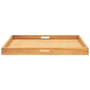 vidaXL serveringsbakke 80x80 cm massivt teaktræ