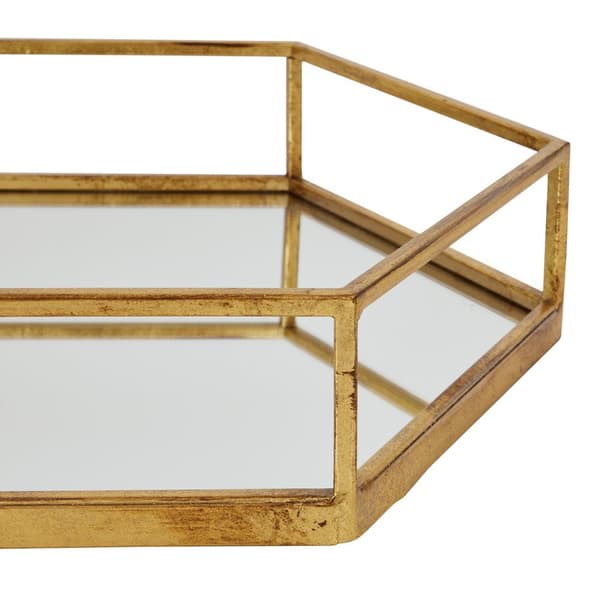 Hill Interiors Hexagon Tray Set (Pack of 2)
