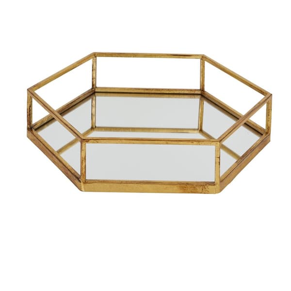 Hill Interiors Hexagon Tray Set (Pack of 2)