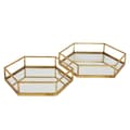 Pikkukuva 1 / 4: Hill Interiors Hexagon Tray Set (Pack of 2)
