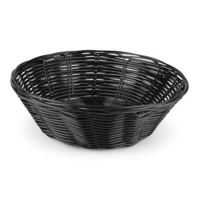 Brödkorg Korg Svart plast flätad 19 cm