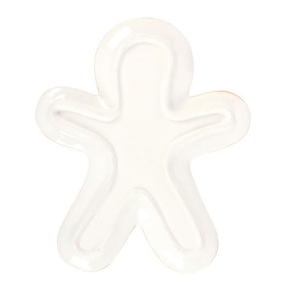 Something Different Ceramic Gingerbread Man Plate