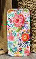 Miniatyrbild 3 av 3: Bricka Blommor Melamin