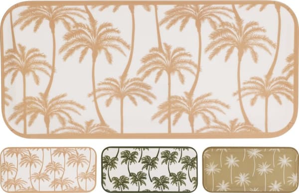Bricka Palmer Beige/Vit Melamin