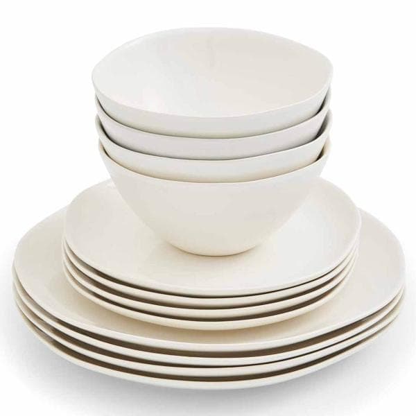 Arbor Servis 12 delar Gräddvit