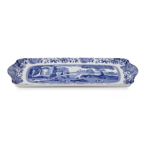 Blue Italian Sandwich Tray 38.5 x 16.5cm - Spode