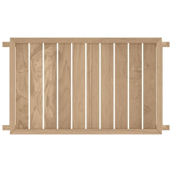 vidaXL Sammenleggbart brett 55x35x25 cm heltre teak
